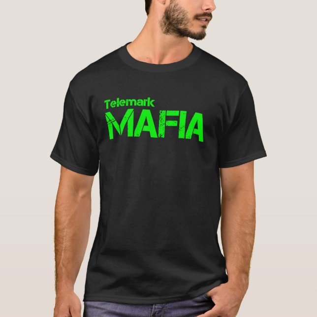 T-shirt Ski Mafia Telemark (Devant)