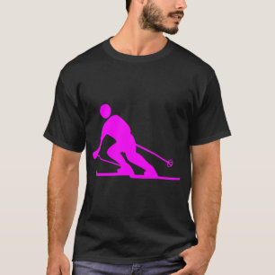 T-shirt Ski - Magenta