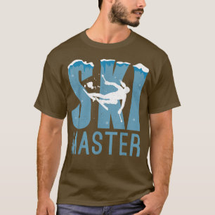 T-shirt Ski Master Snow Winter Sport Skier