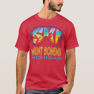 T-shirt Ski Mont Bohemia Michigan Vacances de ski