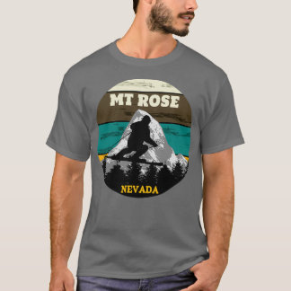T-shirt Ski Mont Rose Ski pistes Nevada