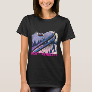 T-shirt Ski Mont-tremblant - Mont-tremblant de style vinta