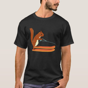T-shirt Ski nautique Ski écureuil libre-mode animal cadeau