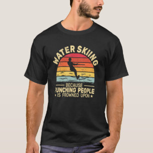 T-shirt Ski nautique Ski nautique hommes rétro vintage wat