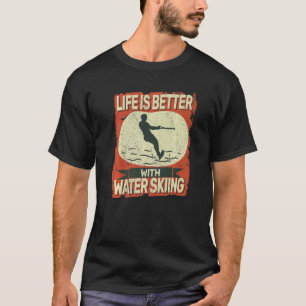 T-shirt ski nautique Ski nautique Vintage