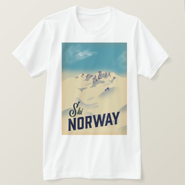 T-shirt Ski Norvège (Design devant)