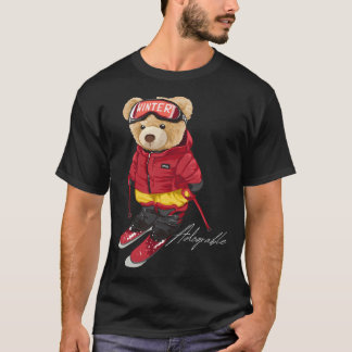 T-shirt Ski Ours Adorable - Ski Adorable