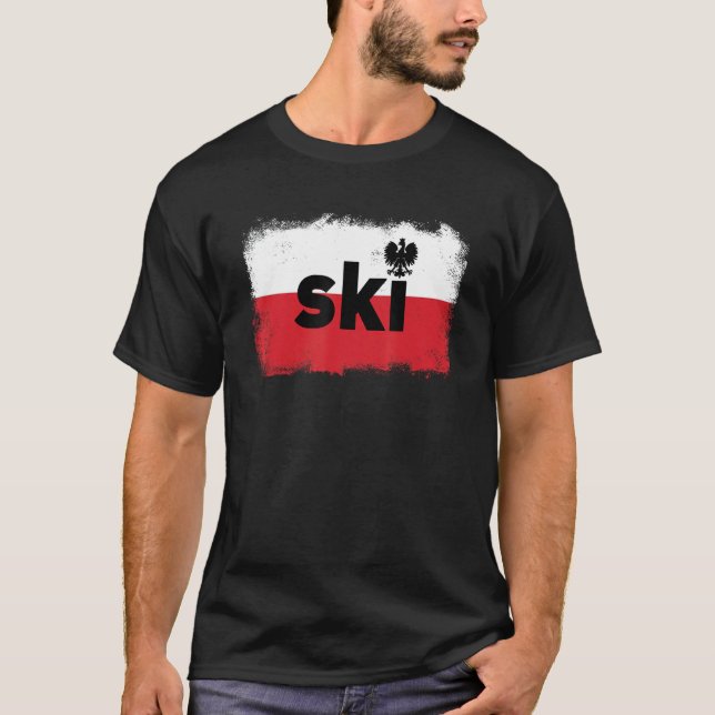 T-shirt SKI Patrimoine polonais Nom de famille Ancestry Dy (Devant)