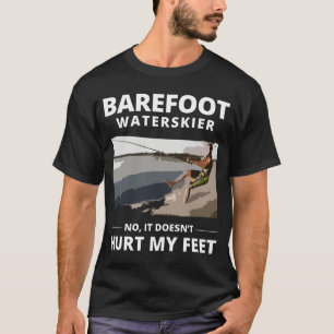 T-shirt Ski pieds nus Sports nautiques Bateau à moteur
