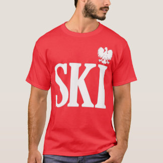 T-shirt SKI Polonais Nom de famille se terminant Jour Dyng
