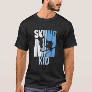 T-shirt Ski pour enfants Ski skieur Ski skieurs Hobby