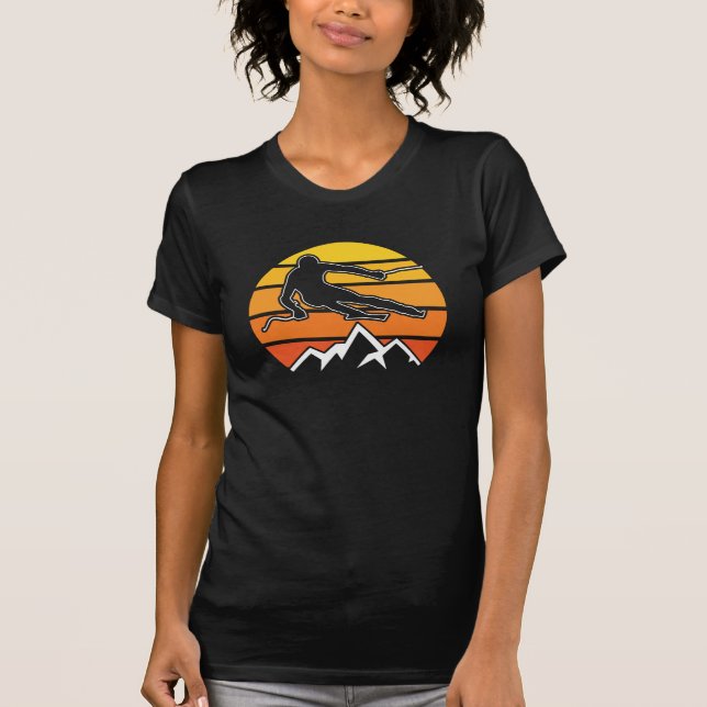 T-shirt Ski Rétro (Devant)