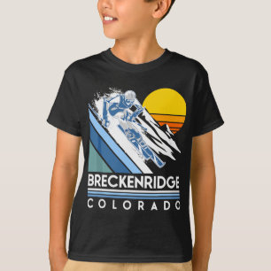 T-shirt Ski Rétro Breckenridge Colorado