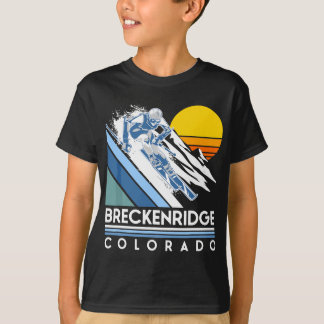 T-shirt Ski Rétro Breckenridge Colorado