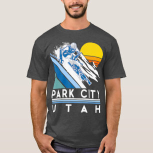 T-shirt Ski Rétro Park City Utah
