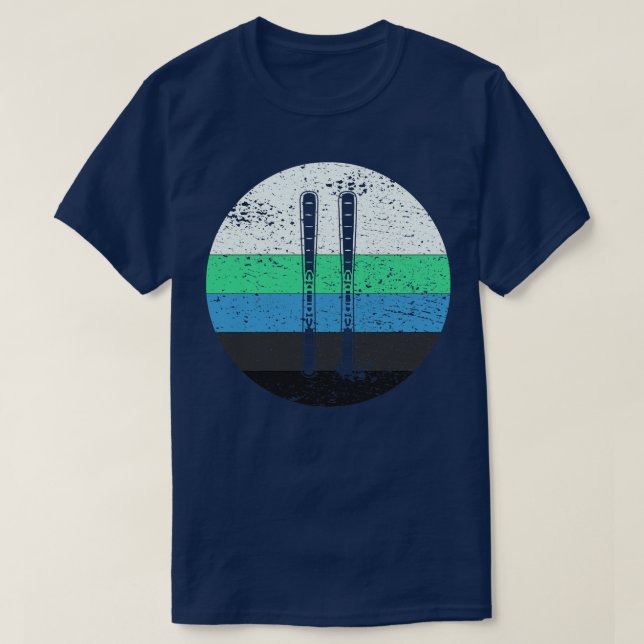 T-shirt Ski Rétro Ski 2 (Design devant)