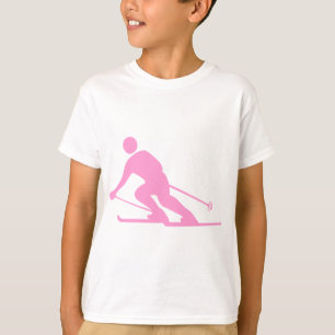 T-shirt Ski - Rose