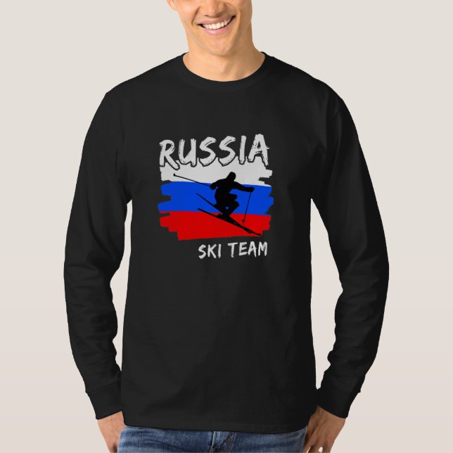 T-Shirt Ski Russie (Devant)