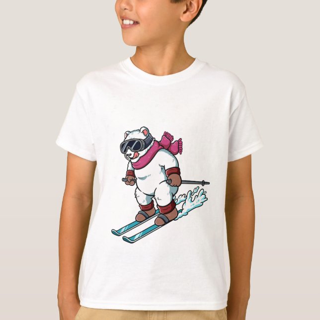 T-shirt Ski Ski alpin  (Devant)