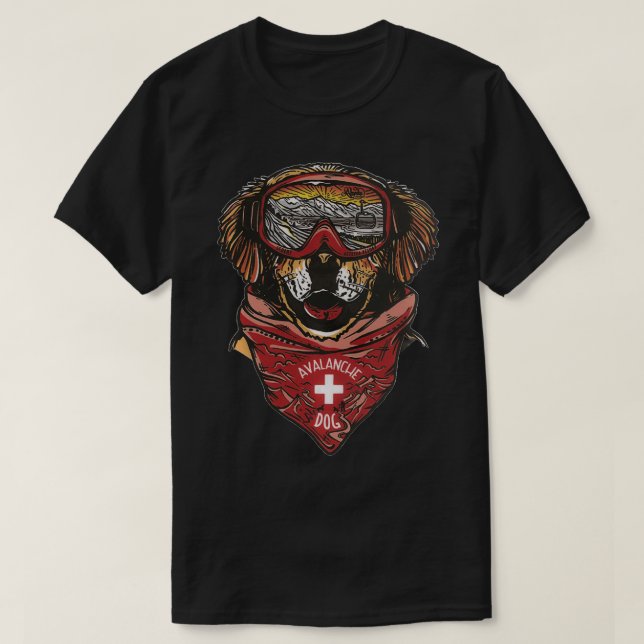 T-shirt Ski Snowboard (Design devant)