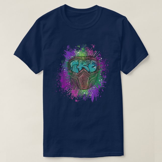 T-shirt Ski Snowboard Nature Treehugger Ski Mountain Ap (Design devant)