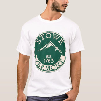 T-shirt SKI STOWE VERMONT MONTAGNES DE SKI SNOWBOARD � Spi