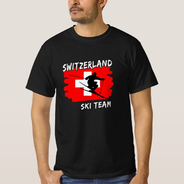 T-Shirt Ski Suisse (Devant)
