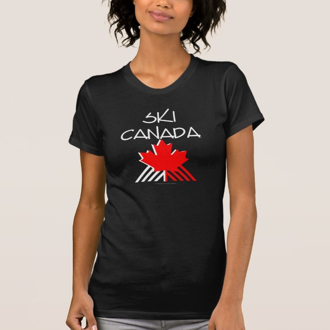 T-shirt Ski SUPÉRIEUR Canada (Devant)