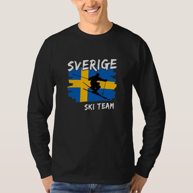 T-Shirt Ski Sverige (Devant)