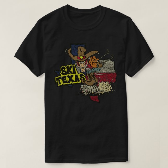 T-shirt Ski Texas 1985 (Design devant)