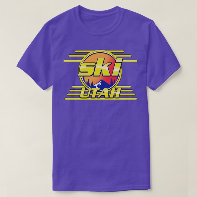 T-shirt Ski Utah 80 (Design devant)