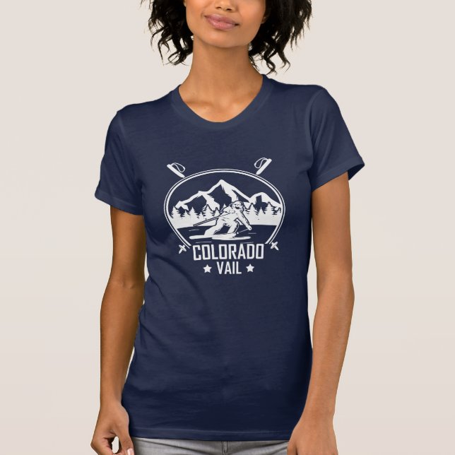 T-shirt Ski Vail Colorado (Devant)