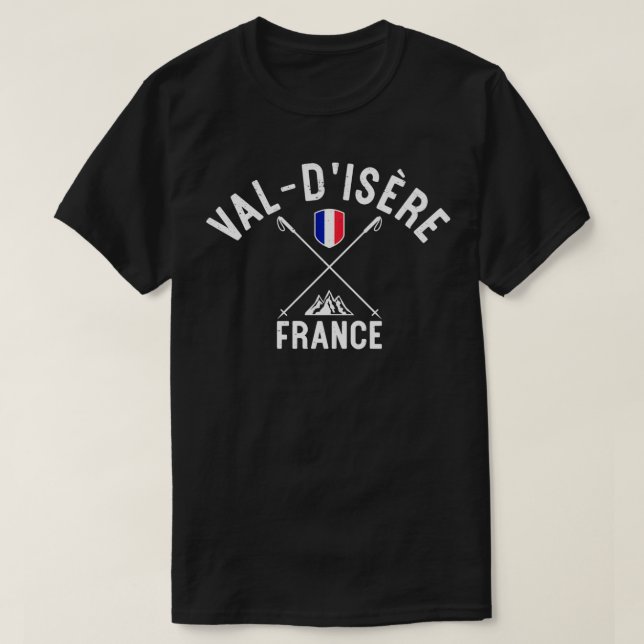 T-shirt Ski ValdIse France (Design devant)