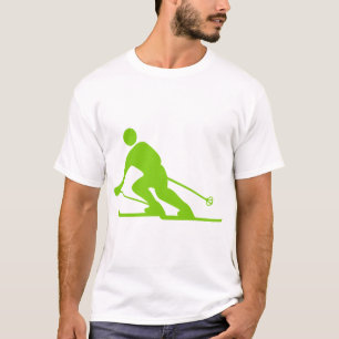 T-shirt Ski - Vert Martien