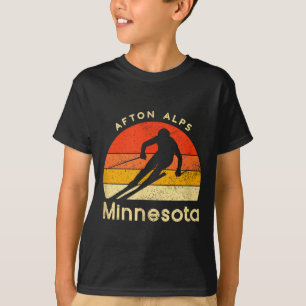 T-shirt Ski vintage afton alps minnesota montagne