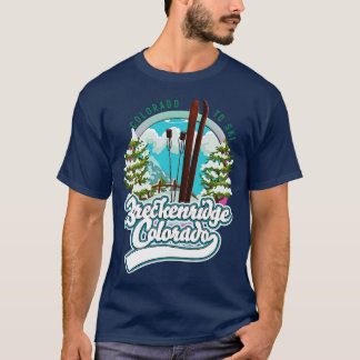T-shirt Ski Vintage de Breckenridge Colorado