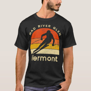T-shirt Ski vintage Mad River Glen Vermont Mountain