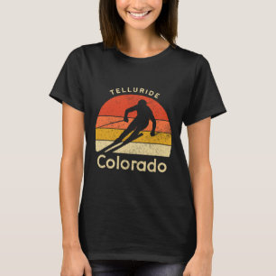 T-shirt Ski Vintage Telluride Colorado Montagne