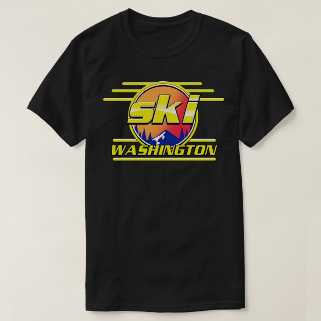 T-shirt Ski Washington (Design devant)