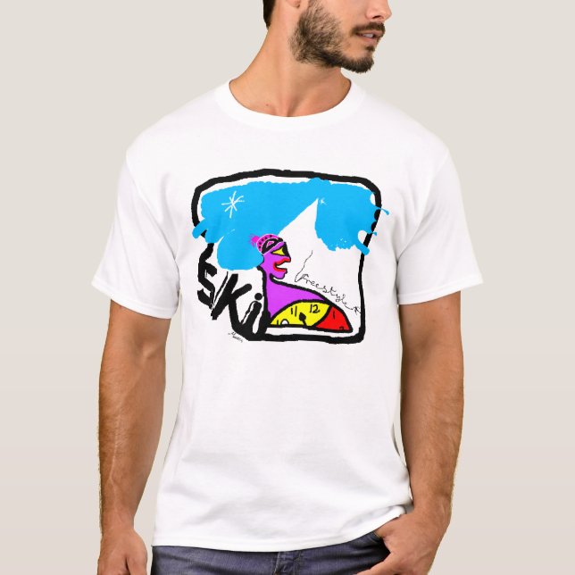 T-Shirt Ski Watchman (Devant)