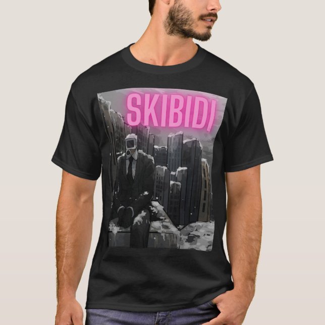 T-shirt skibidi (Devant)