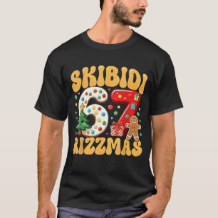 T-shirt SKIBIDI 67 RIZZMAS Six Seven Mème de Noël pour Gar