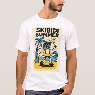 T-shirt Skibidi été