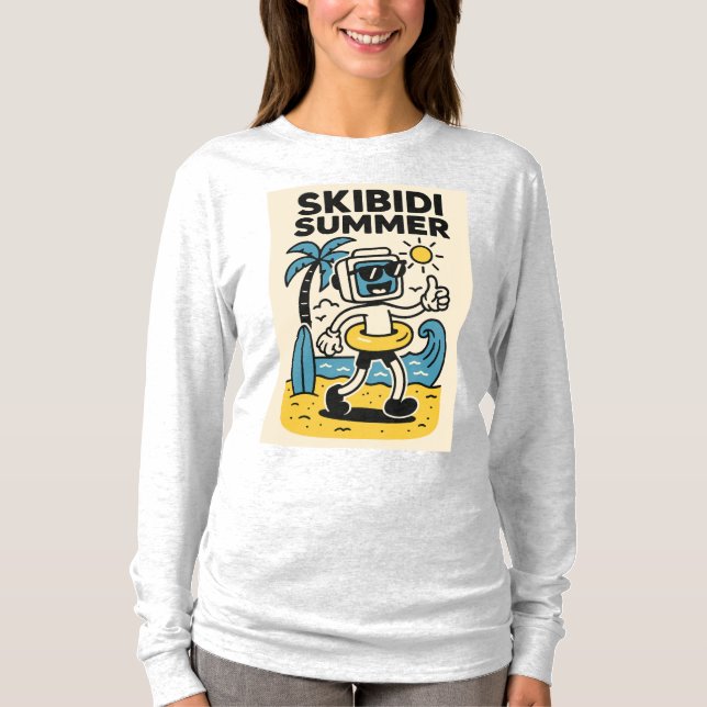 T-shirt Skibidi été (Devant)
