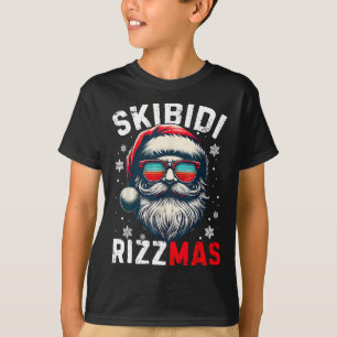 T-shirt Skibidi Rizzmas Noël Rizz Père Noël Charism