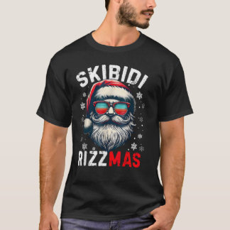 T-shirt Skibidi Rizzmas Noël Rizz Père Noël Charisme