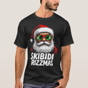 T-shirt Skibidi Rizzmas Noël Rizz Père Noël Charisme