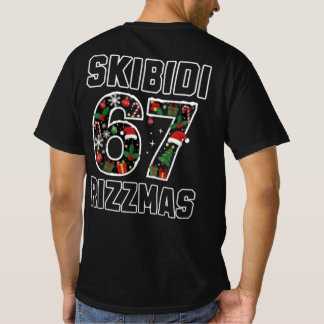 T-shirt Skibidi Six Seven Rizzmas Funny Christmas 2025 Mem