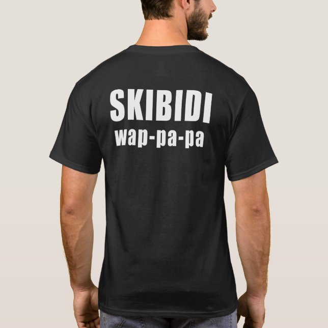 T-shirt SKIBIDI Wap Pa Challenge Awesome Crazy (Dos)
