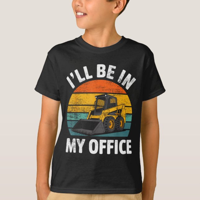 T-shirt Skid Steer Operator Construction Heavy Equipment J (Devant)